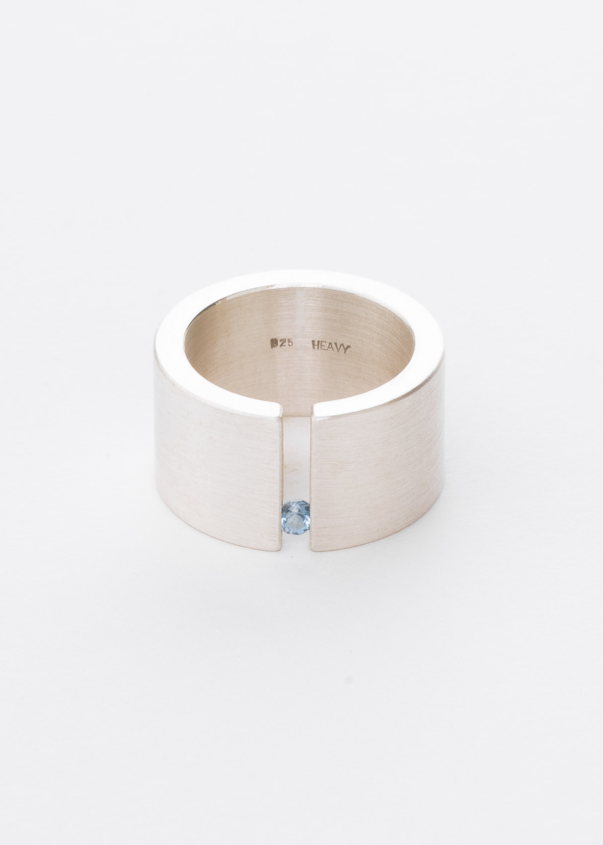 Spannring mit Aquamarin – Bild 2