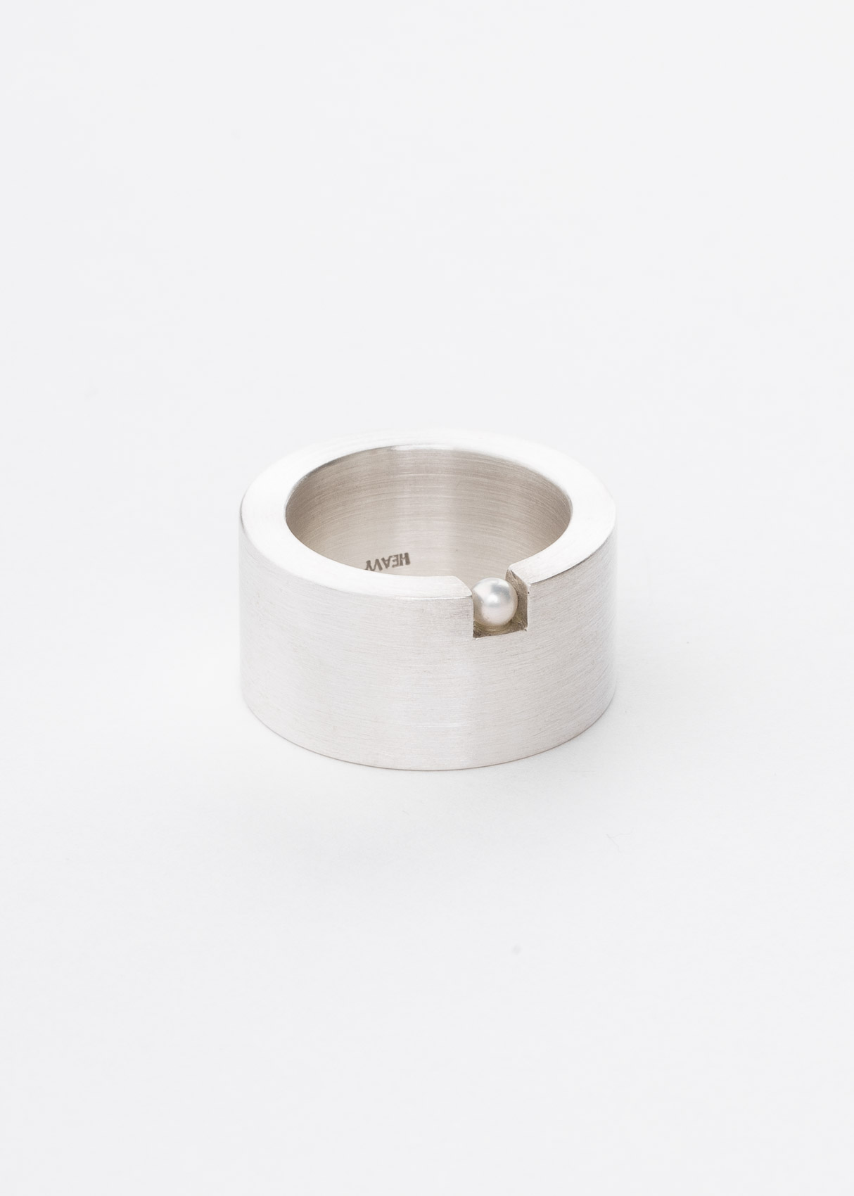 Bandring mit Perle Silber – Bild 2